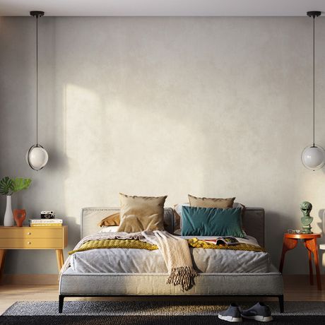 Painel de Parede Floral Japonaisserie 02 Bege