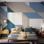 Painel-de-Parede-Geometrico-Grande-Bege-e-Azul-Marinho