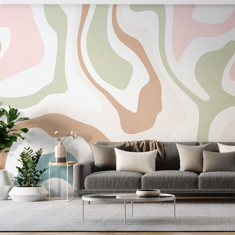 Painel-de-Parede-Tracos-Grandes-Verde-e-Rosa