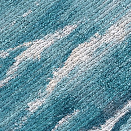 Painel de Parede Mar Realista Azul e Amarelo