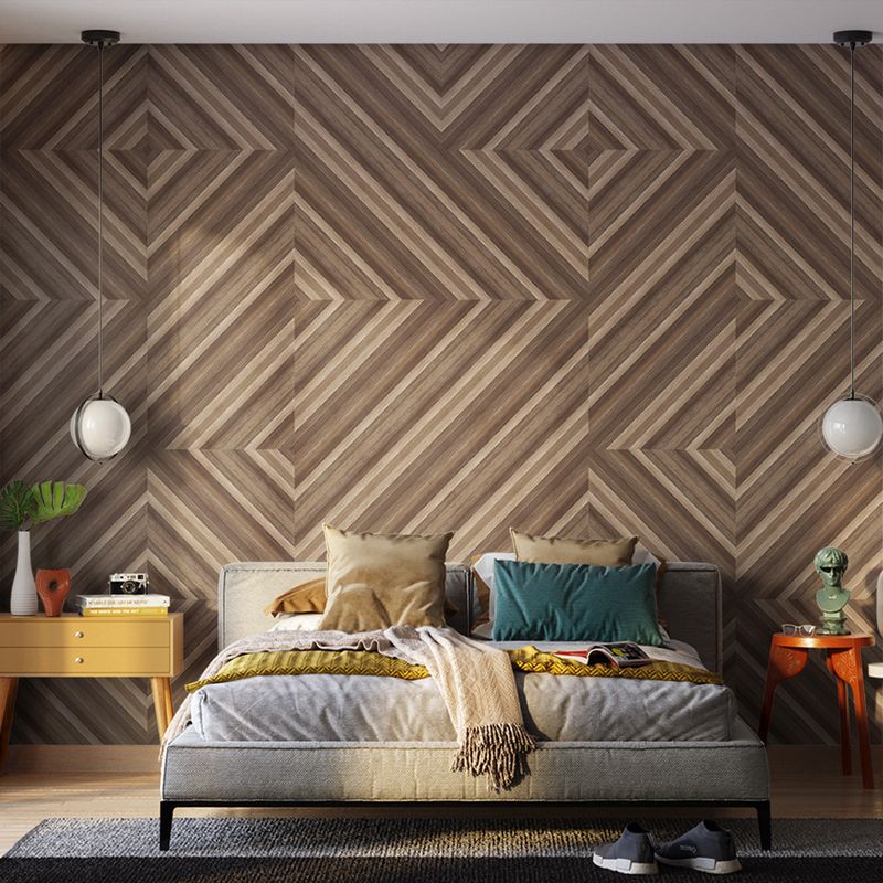 Painel-de-Parede-Madeira-Linhas-Marrom