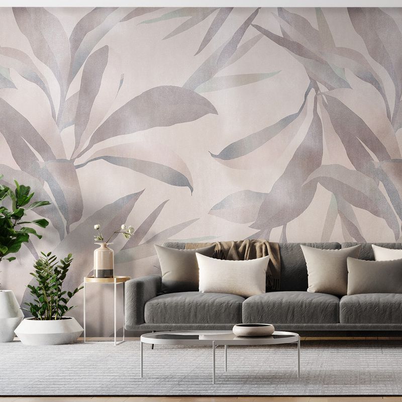 Painel-de-Parede-Folhagem-Classica-Bege-I