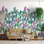 Painel-de-Parede-Floresta-Colorida-03-Rosa-e-Verde