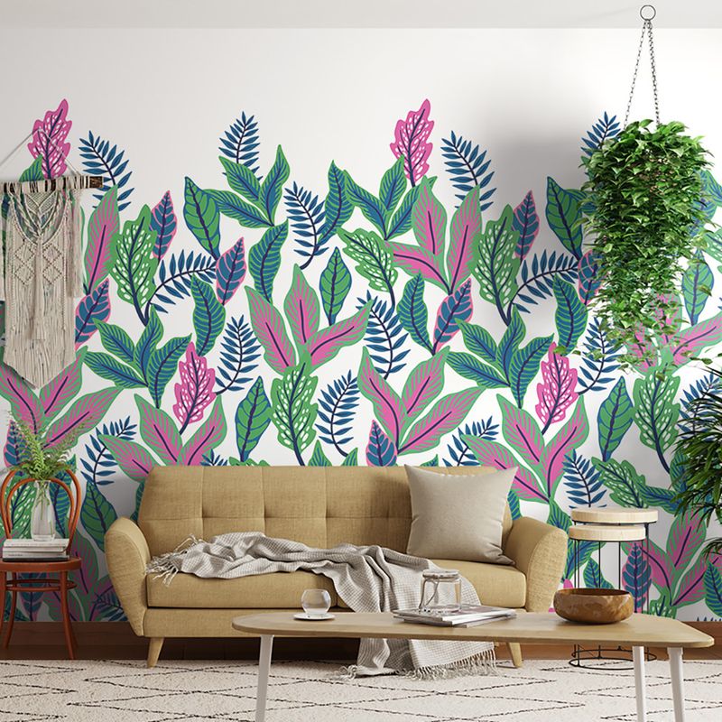 Painel-de-Parede-Floresta-Colorida-03-Rosa-e-Verde