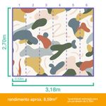 Painel-de-Parede-Manchas-Grandes-Azul-e-Mostarda-I