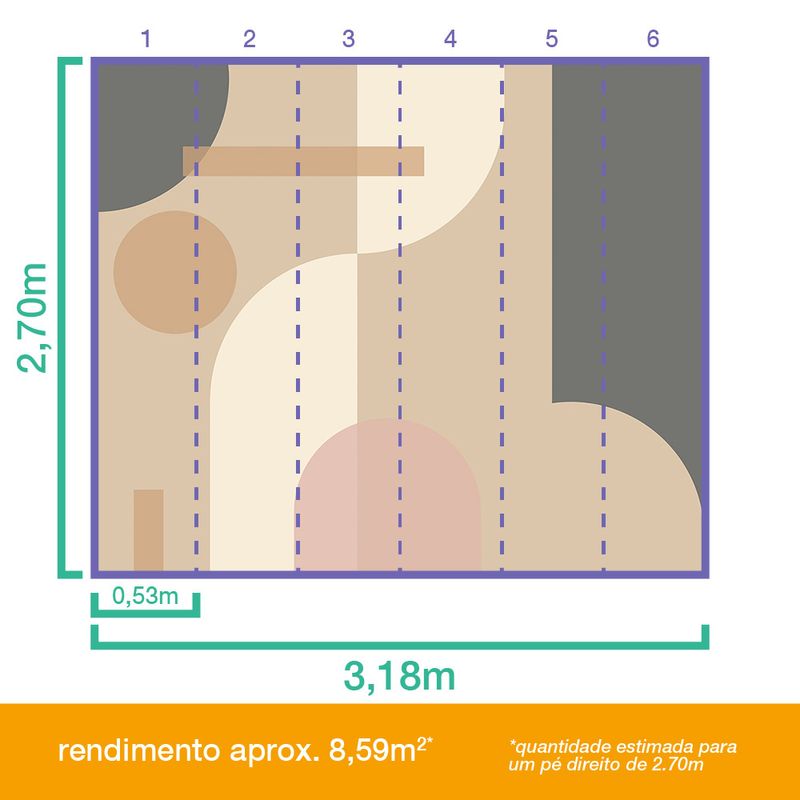 Painel-de-Parede-Geometrico-Circulos-Bege-e-Cinza