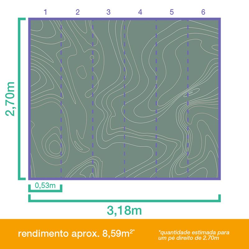 Painel-de-Parede-Linhas-Topografias-Verde-e-Branco