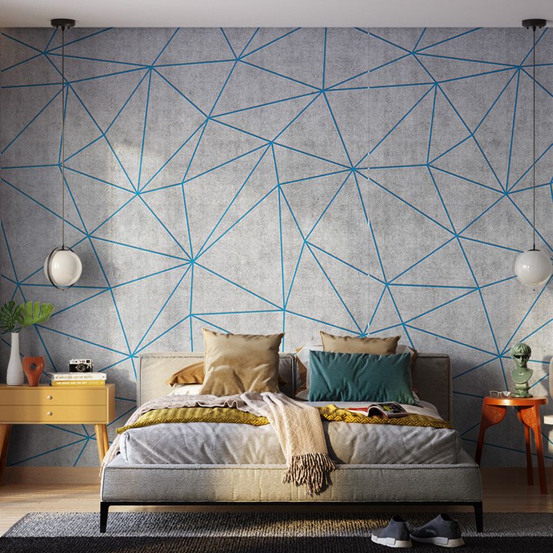 Painel-de-Parede-Cimento-Fractal-Azul-e-Cinza