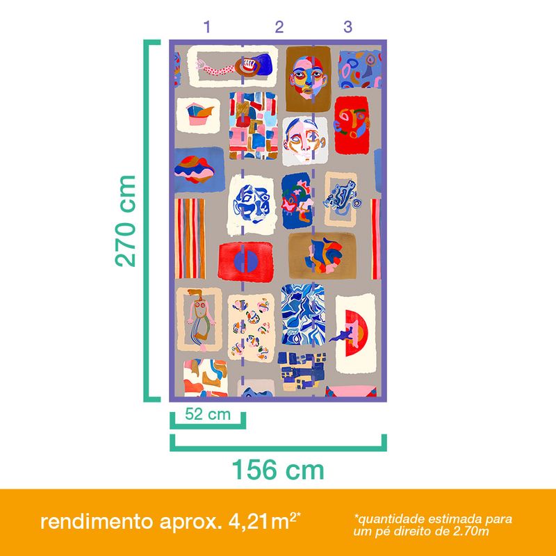 Painel-de-Parede-Tela-Azul-Cinza-e-Azul