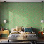 Painel-de-Parede-Floral-Japonaisserie-03-Verde-e-Vermelho