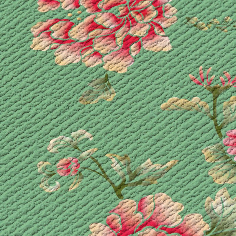 Painel-de-Parede-Floral-Japonaisserie-03-Verde-e-Vermelho