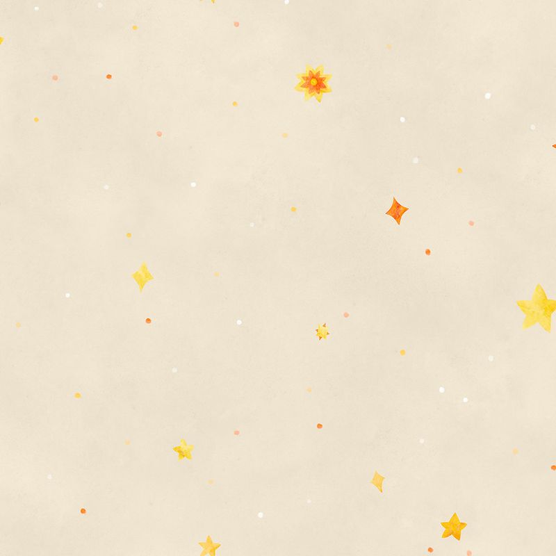 Painel-de-Parede-Estrelas-Bege-e-Amarelo