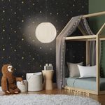 Painel-de-Parede-Estrelas-Preto-e-Amarelo