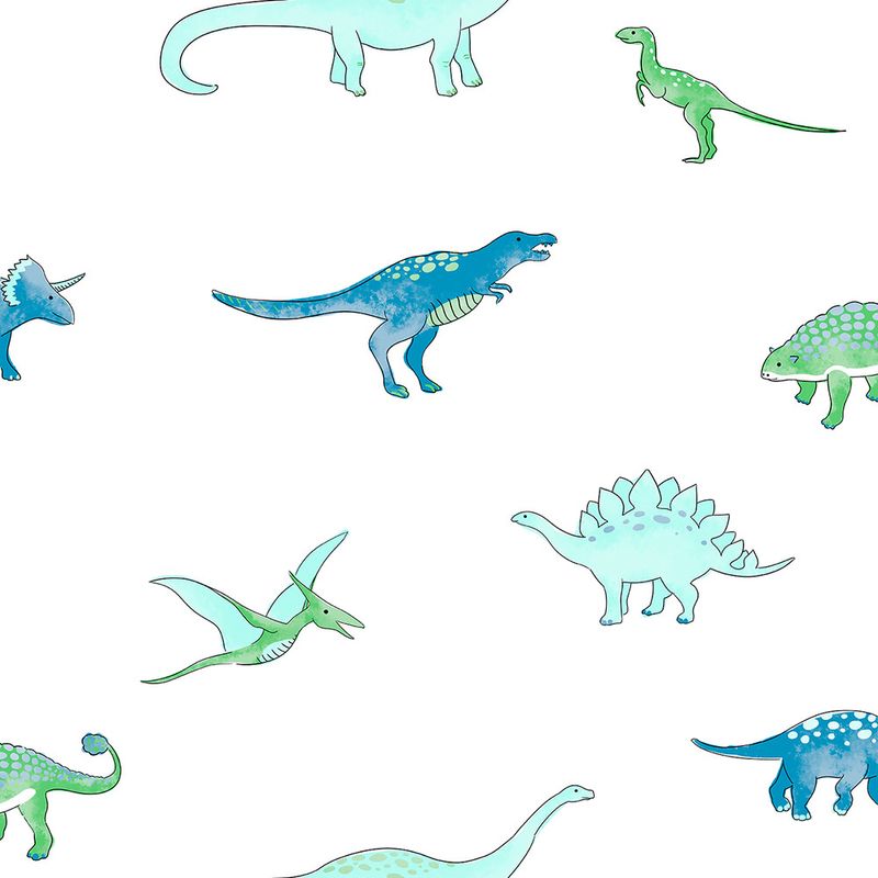 Painel-de-Parede-Dinossauros-Azul-e-Azul-Marinho