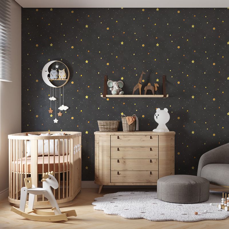 Painel-de-Parede-Estrelas-Preto-e-Amarelo