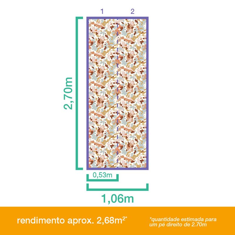 Painel-de-Parede-Manchas-Grandes-Bege-e-Mostarda