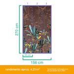 Painel-de-Parede-Folhagens-Sonhos-Marrom-e-Amarelo
