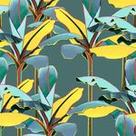 Painel-de-Parede-Folhagens-Sonhos-I-Verde-e-Amarelo