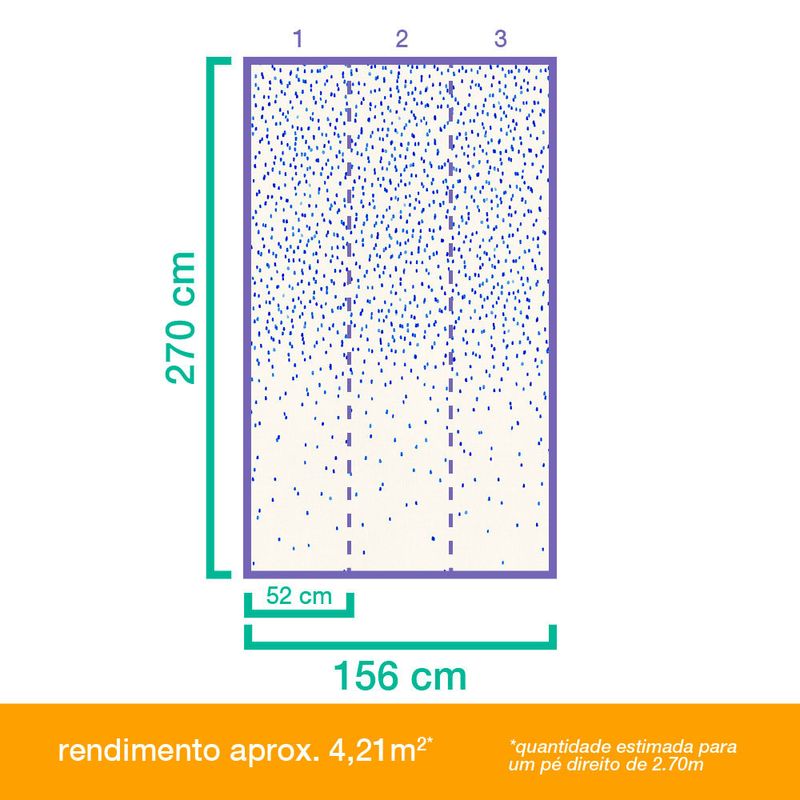 Painel-de-Parede-Bolinhas-Latina-I-Bege-e-Azul