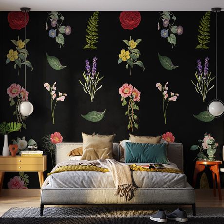 Painel de Parede Colagens I Preto e Verde