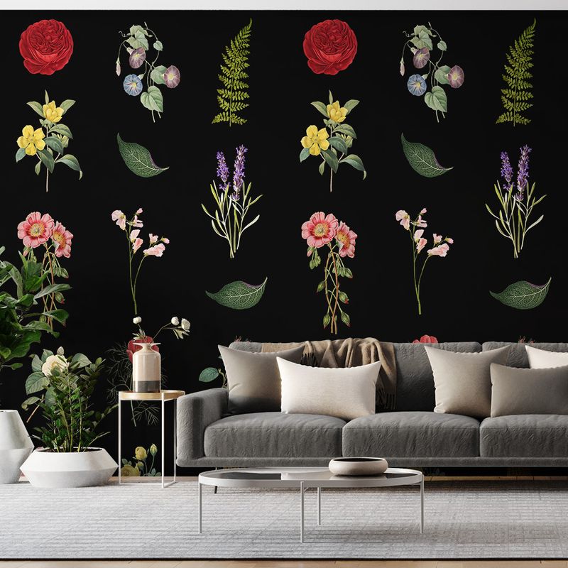 Painel-de-Parede-Colagens-I-Preto-e-Verde