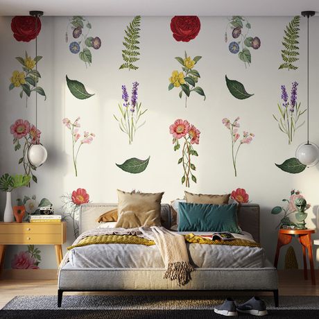 Painel de Parede Colagens I Bege e Verde