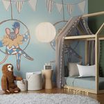 Painel-de-Parede-Circo-Bichinho-I-Bege-e-Azul