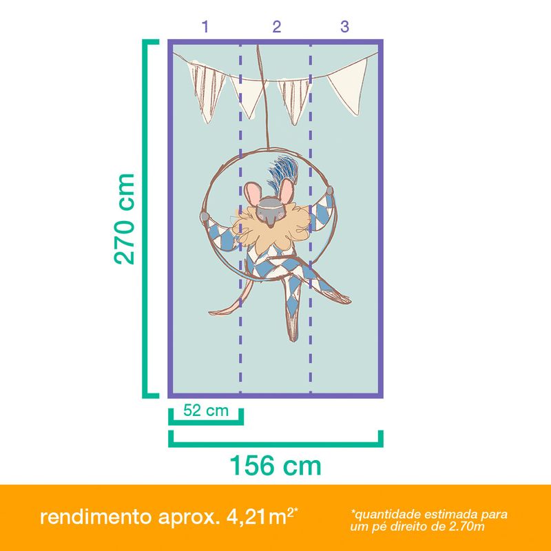 Painel-de-Parede-Circo-Bichinho-I-Bege-e-Azul