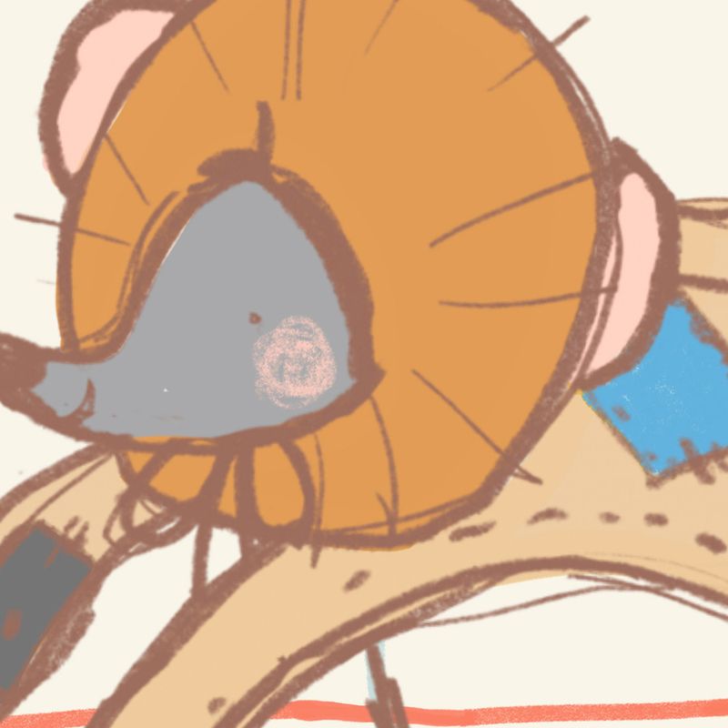 Painel-de-Parede-Circo-Espetaculo-Bege-e-Azul