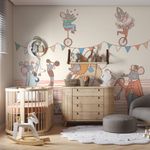 Painel-de-Parede-Circo-Espetaculo-Bege-e-Azul