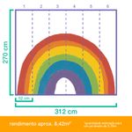 Painel-de-Parede-Arco-Iris-Vermelho-e-Verde