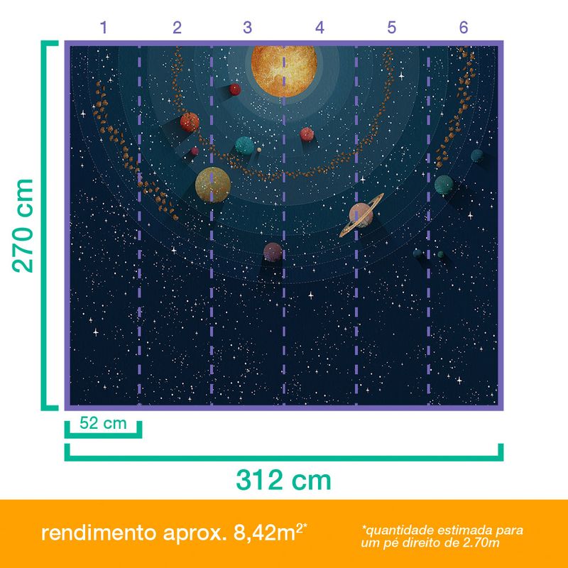 Painel-de-Parede-Sistema-Solar-Azul-Marinho-e-Marrom