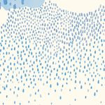 Painel-de-Parede-Chuva-de-Poa-Azul-e-Amarelo