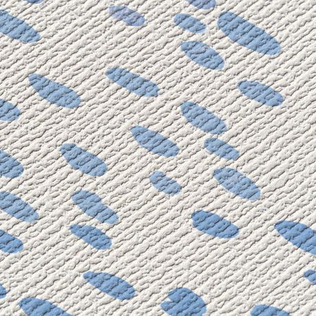 Painel de Parede Chuva de Poá Azul e Amarelo