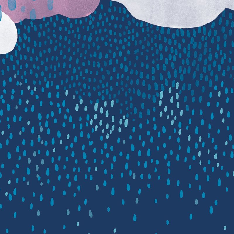 Painel-de-Parede-Chuva-de-Poa-Azul-Marinho-e-Azul