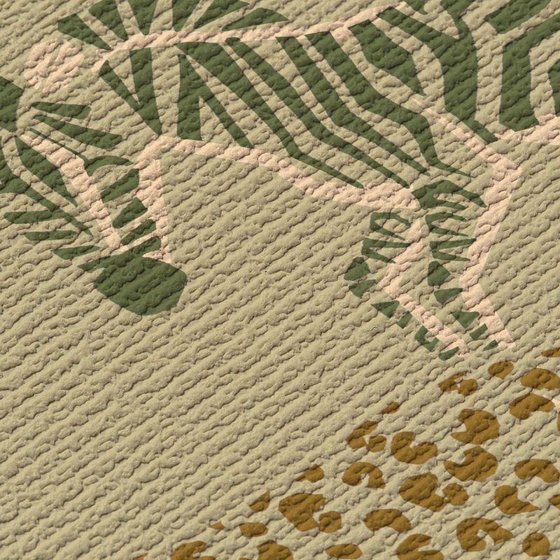 Painel-de-Parede-Animal-Baby-Bege-e-Verde