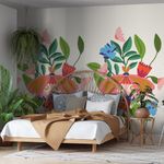 Painel-de-Parede-Arranjo-dos-Bugs-Branco-e-Rosa