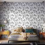 Papel-de-Parede-Vinilico-Floral-do-Tempo-Preto-e-Cinza