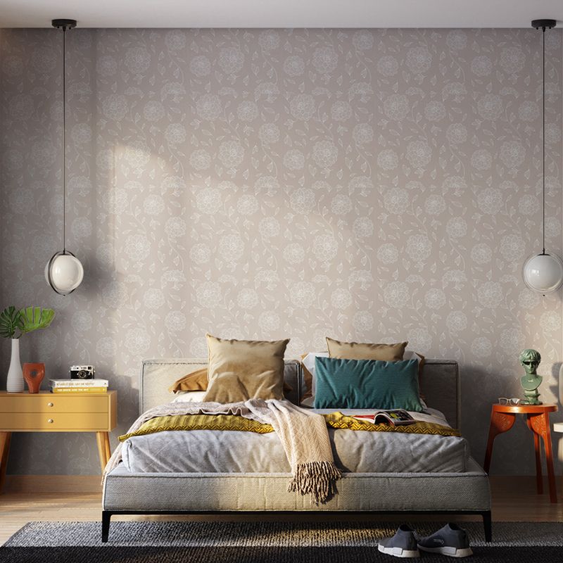 Papel-de-Parede-Vinilico-Relevo-Floral-Bege