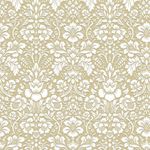 Papel-de-Parede-Vinilico-Arabesco-Metalizado-Mostarda-e-Branco