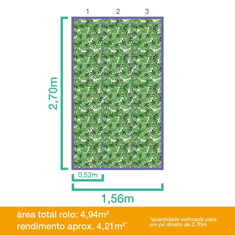 Papel-de-Parede-Vinilico-Costelas-de-Adao-Verde