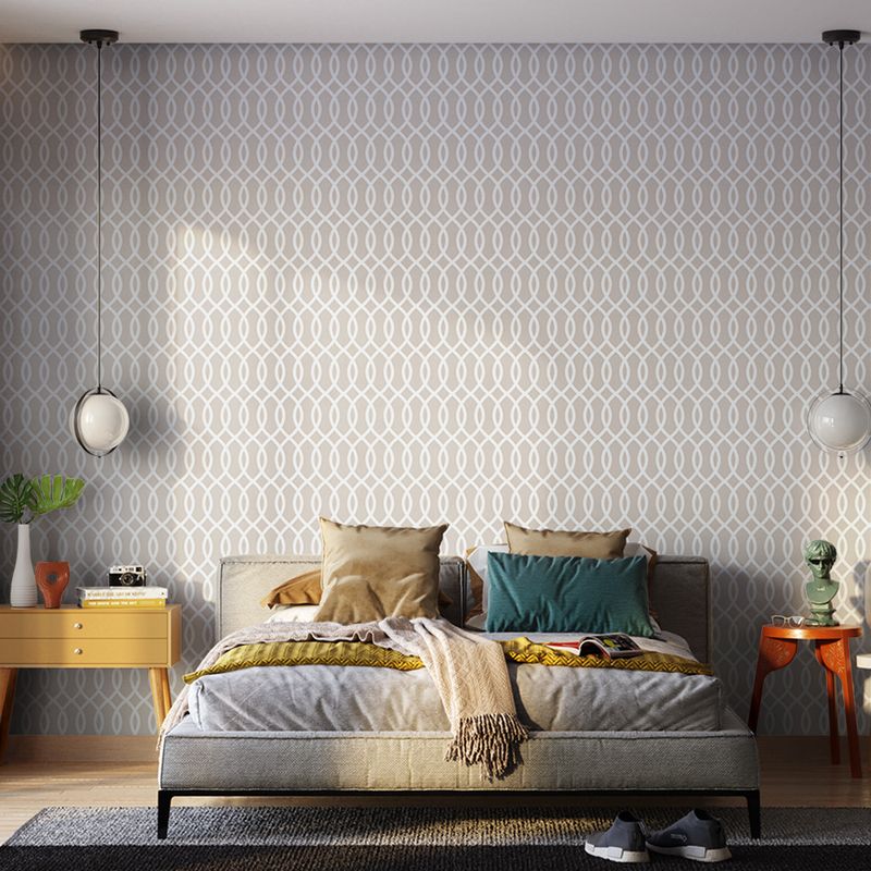 Papel-de-Parede-Vinilico-Relevo-Ondas-Bege-e-Branco