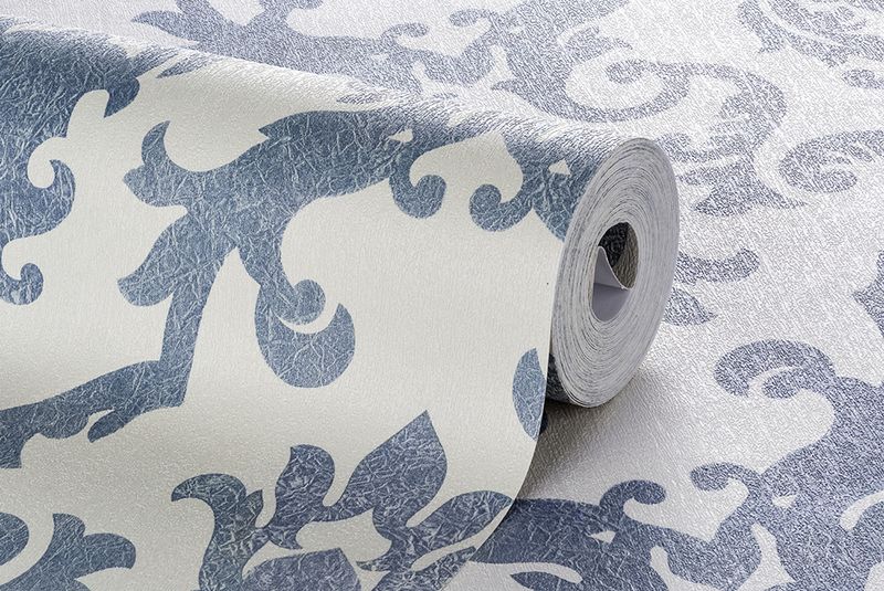 Papel-de-Parede-Vinilico-Damask-Real-Azul-e-Branco