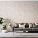 Papel-de-Parede-Vinilico-Classico-Moderno-Floral-Bege-e-Rosa