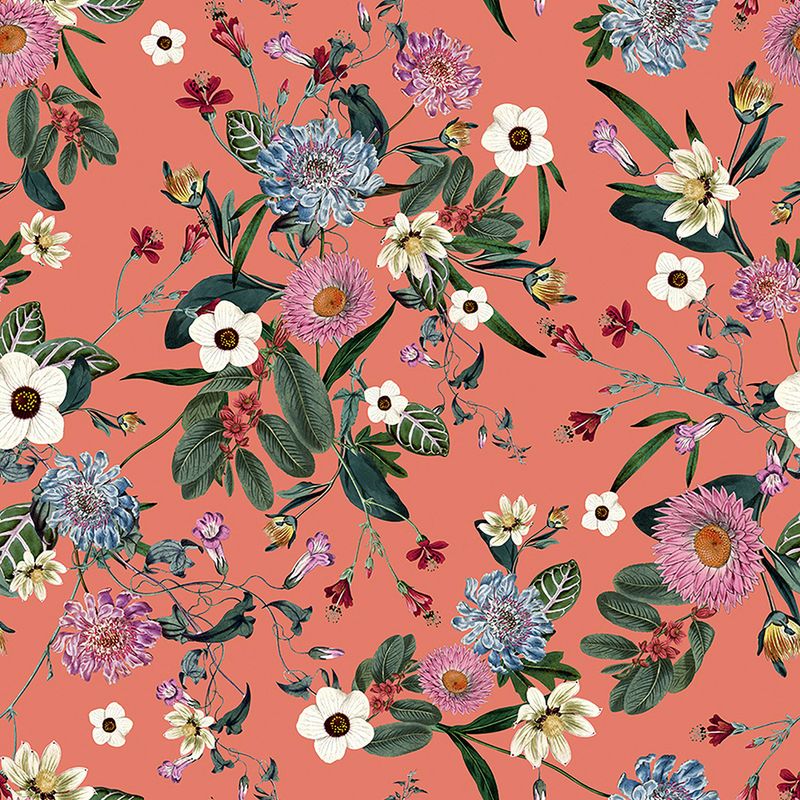 Papel-de-Parede-Vinilico-Floral-Cool-Laranja