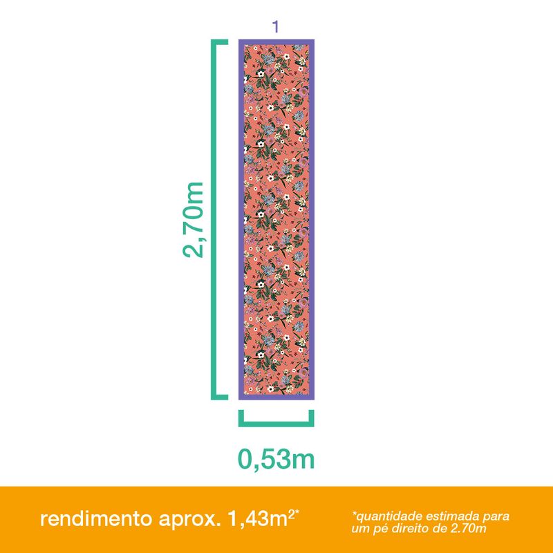 Papel-de-Parede-Vinilico-Floral-Cool-Laranja