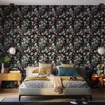 Papel-de-Parede-Vinilico-Floral-Cool-Preto