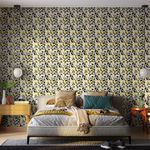 Papel-de-Parede-Vinilico-Mosaico-Triangulos-Amarelo-e-Preto