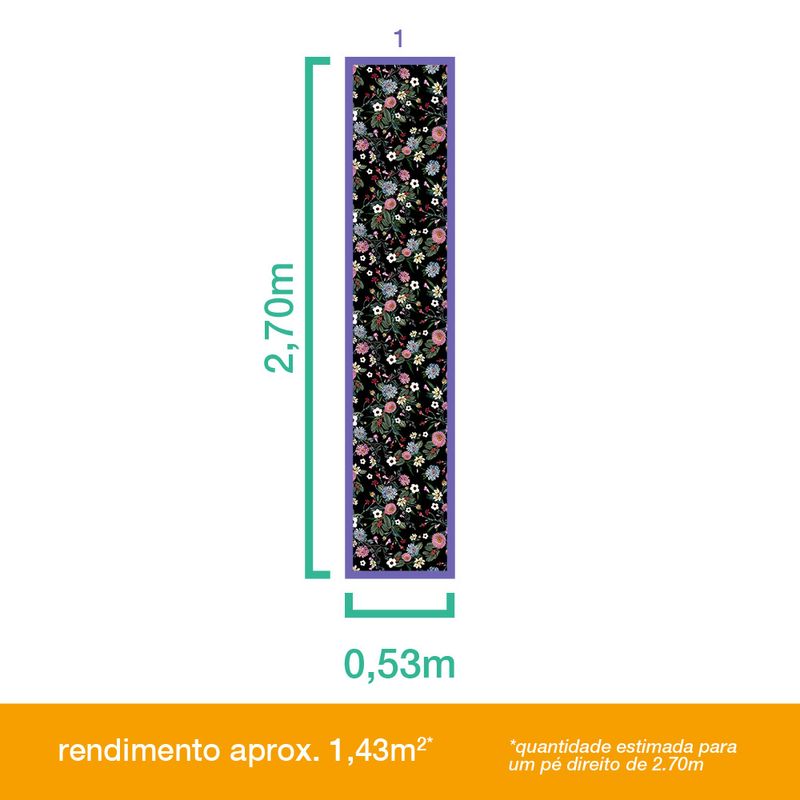 Papel-de-Parede-Vinilico-Floral-Cool-Preto