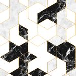 Papel-de-Parede-Vinilico-Marmore-Linhas-Douradas-Preto